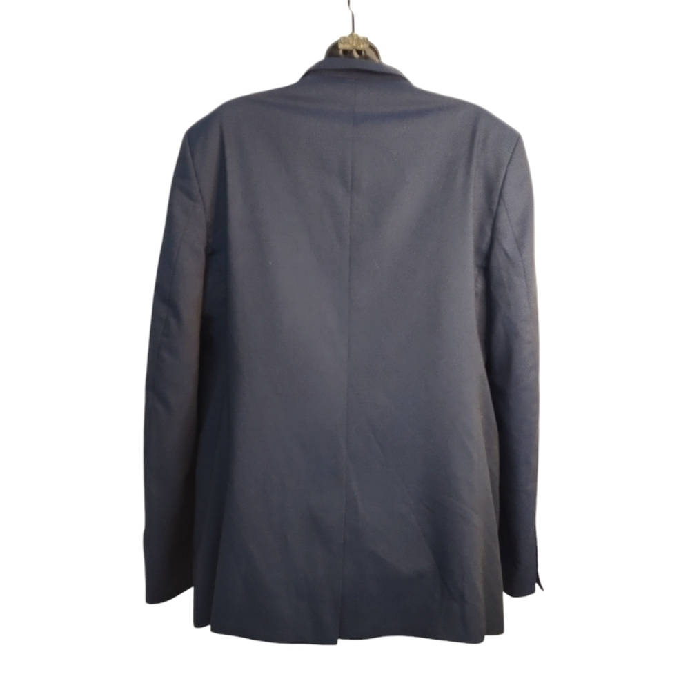 Zara Man Basic Blue Blazer Jacket Two Buttons Siz… - image 2